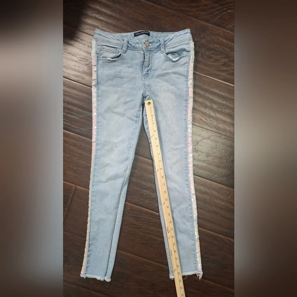 Girls Vanilla Star light blue jeans